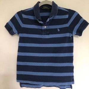 Stripe short sleeve Polo, size 3T